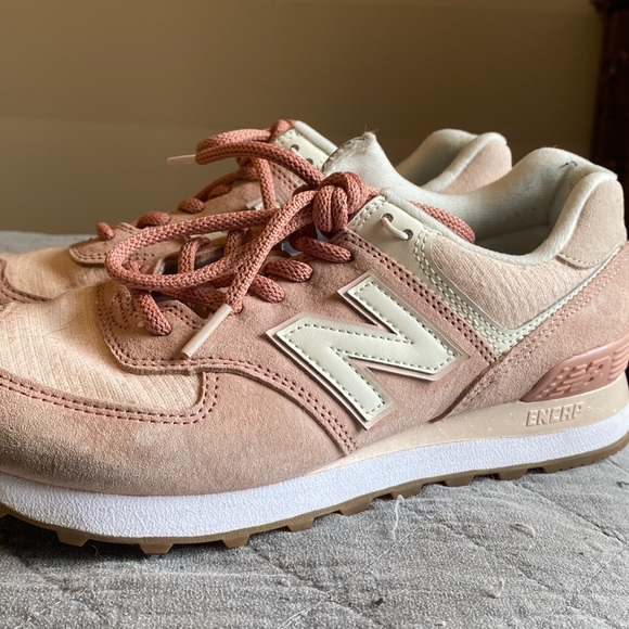 New Balance Shoes - New Balance Pink Suede Sneakers